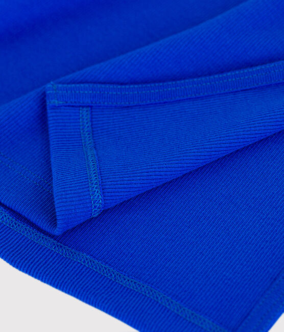 Damen Tanktop-Kleid in Midilänge aus Baumwolle blau PERSE