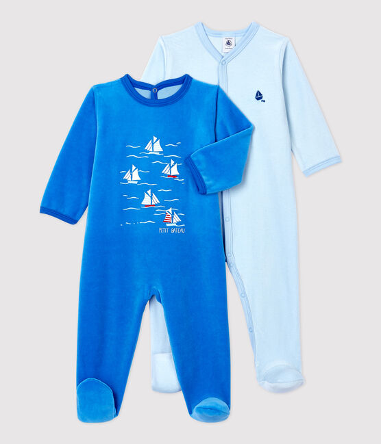 2er-Set Baby-Strampler aus Velours variante 1