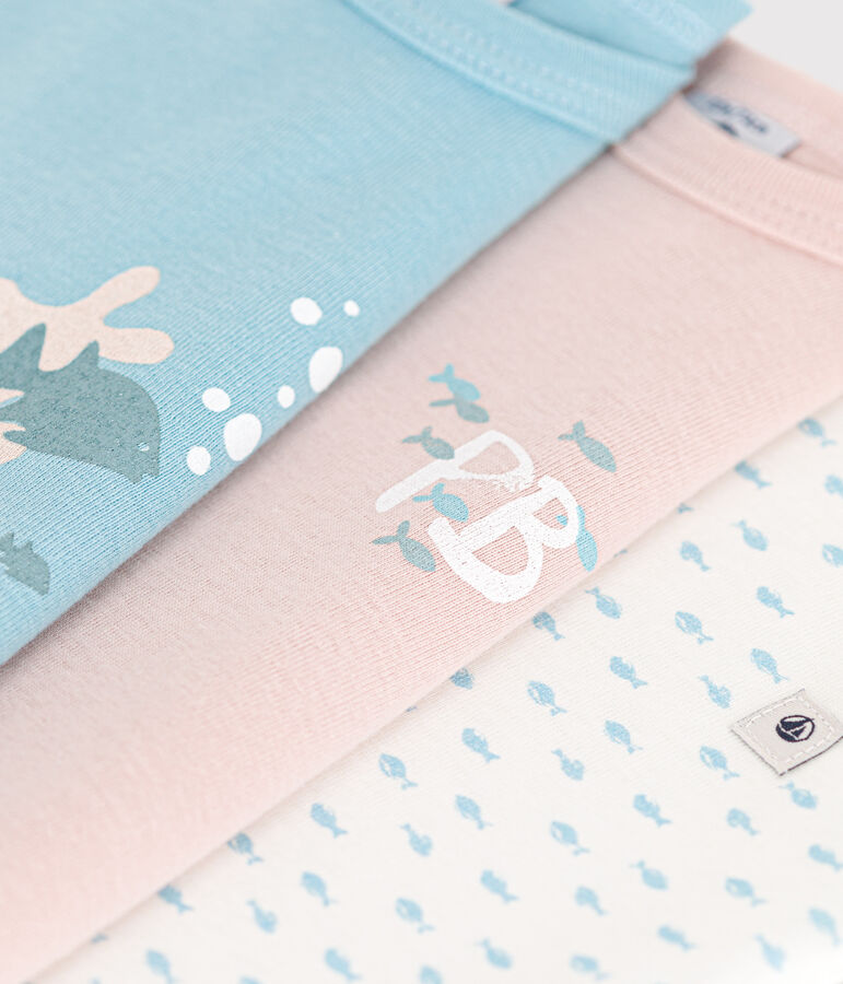 3er-Set kurz&auml;rmelige Baby-Bodys aus Baumwolle variante 4