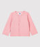 Baby-Cardigan aus gestepptem Doppeljersey. rosa CHARME