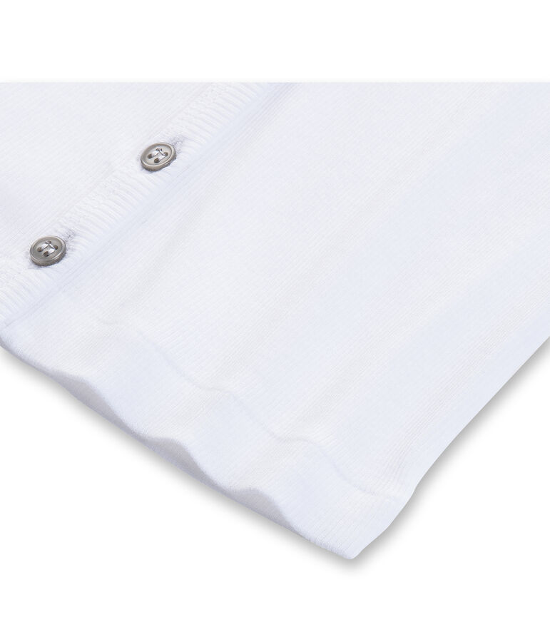 Cardigan f&uuml;r M&auml;dchen uni weiss