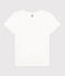 T-Shirt LE DROIT aus Baumwolle mit Rundhalsausschnitt weiss ECUME