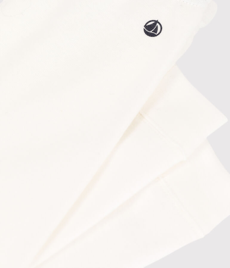 Baby-Leggings aus Baumwolle weiss