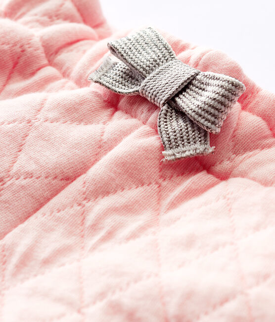 Baby-Hose aus gestepptem Doppeljersey für Mädchen rosa MINOIS