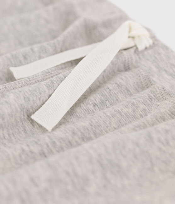 Kinder-Bermudashorts aus Baumwolle für Jungen grau BELUGA CHINE