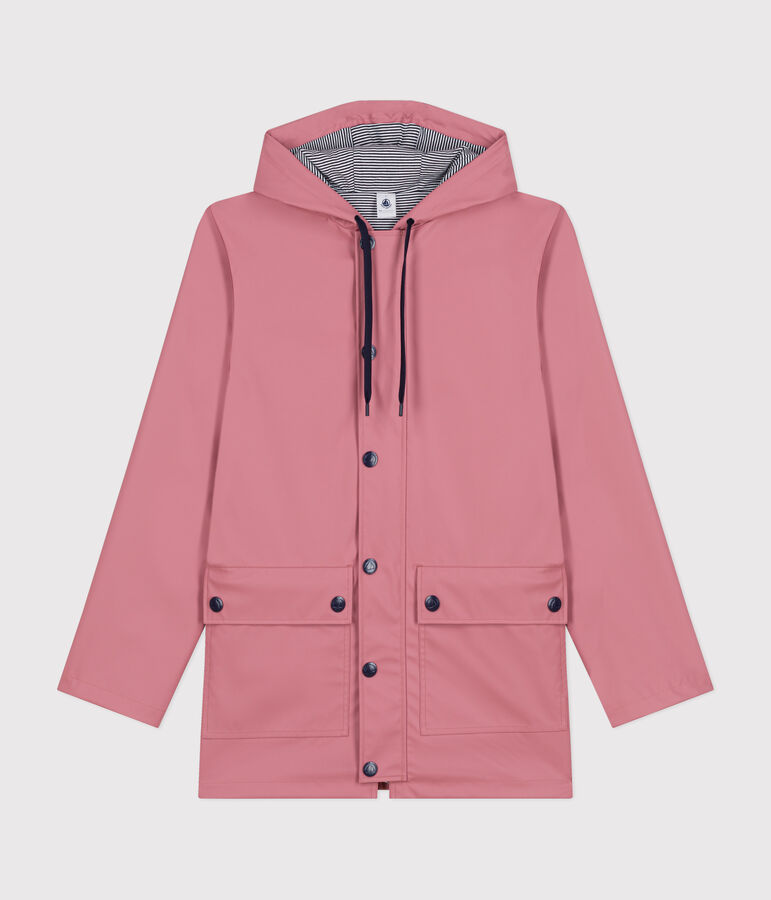 Ikonische Regenjacke f&uuml;r Damen und Herren rosa ROSEWOOD