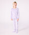 Kinder-Pyjama aus Nicki mit Herzmotiv weiss SQUAW/ MARSHMALLOW