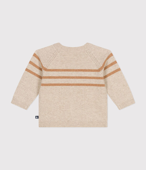 Cardigan aus Strick mit Wollanteil beige AVALANCHE/ CUIVRE