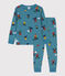 Kinderpyjama aus Baumwolle mit Snowboard-Motiv POLOCHON/ MULTICO