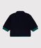 Wattierter Baby-Mantel aus einfarbigem Sherpa blau/vielfarbig