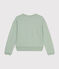 Damen-Sweatshirt aus Molton grün HERBIER