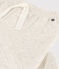 Baby-Hose aus gestepptem Doppeljersey beige MONTELIMAR CHINE