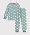 Kinder-Pyjama aus aufgerautem Molton mit Schafen PAUL/ MULTICO