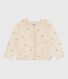Kinder-Cardigan aus Wolle und Baumwolle mit gestickten Motiven