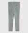 Kinderhose aus Molton für Jungen grau SUBWAY CHINE