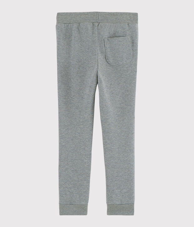 Kinderhose aus Molton f&uuml;r Jungen grau