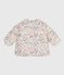 Baby-Winterjacke mit Blumenmuster MILK/ MULTICO
