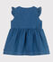 Ärmelloses Baby-Kleid aus leichtem Jeansstoff blau DENIM CLAIR