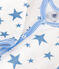 Strampler aus Nicki mit Sternmotiv weiss MARSHMALLOW/blau ALASKA