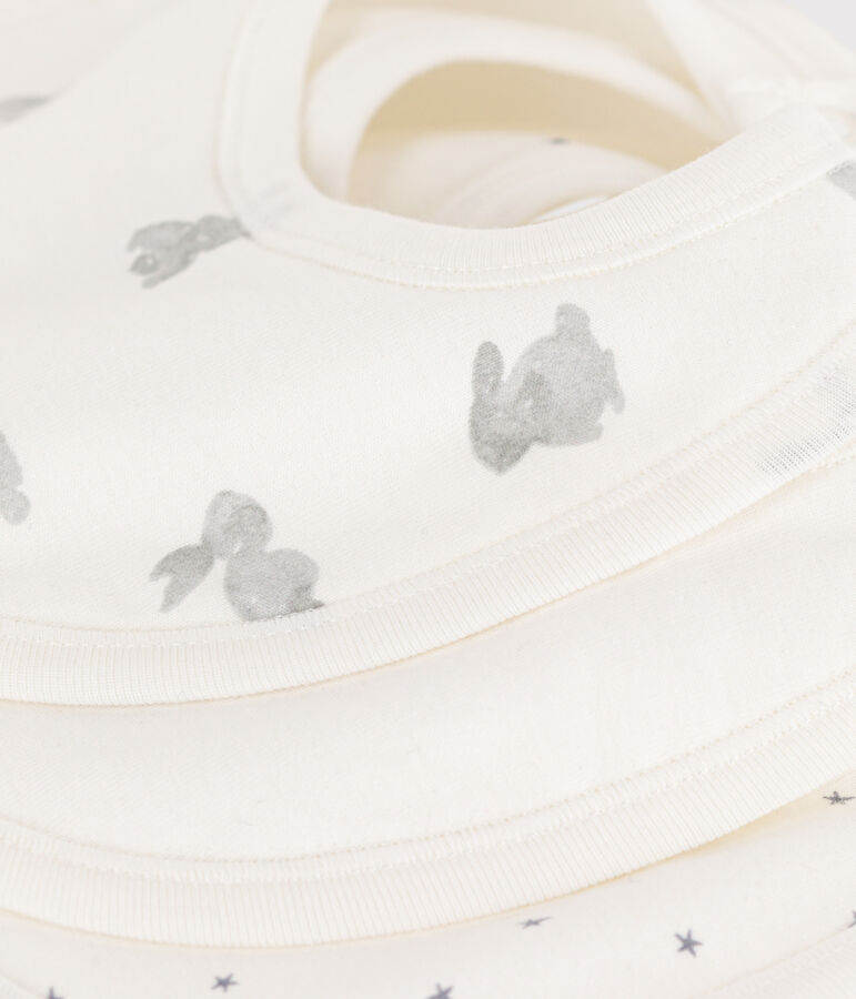 3er-Set H&auml;schen-L&auml;tzchen aus Baumwolle vielfarbig