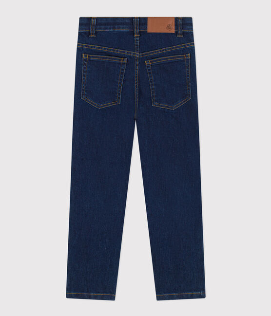 Gerade geschnittene Hose aus Denim für Kinder/Jungen blau DENIM BRUT
