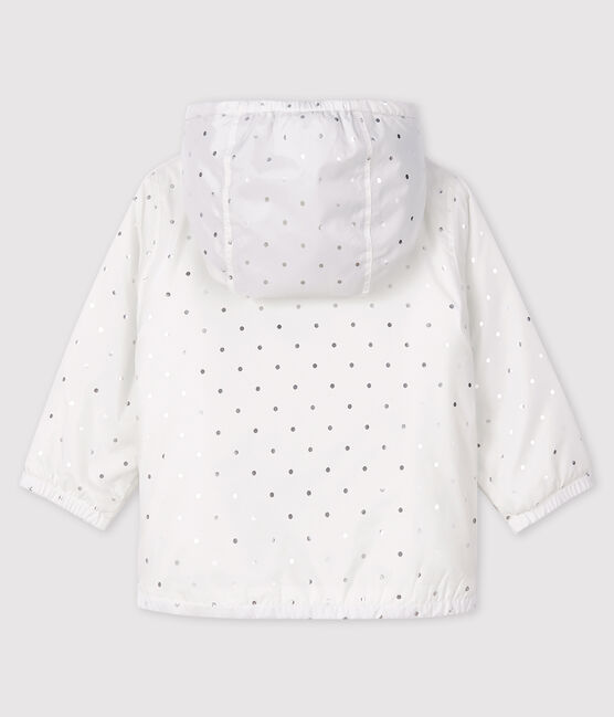 Baby Jacke mit Print für Mädchen/Jungen weiss MARSHMALLOW/grau ARGENT