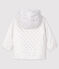 Baby Jacke mit Print für Mädchen/Jungen weiss MARSHMALLOW/grau ARGENT