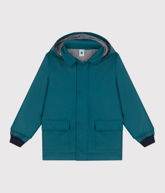 Klassische Kinder-Regenjacke für Jungen grün DRAGONFLY