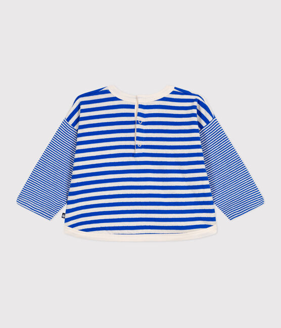 Langärmeliges Baby-T-Shirt aus Baumwolle mit Streifen PERSE/ AVALANCHE