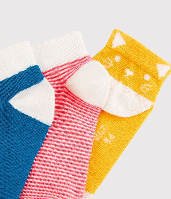 3er-Set Kindersocken für Mädchen variante 2