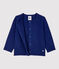 Baby-Cardigan aus Strickmaterial. blau MAJOR