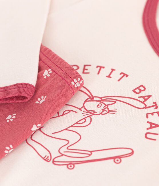 Langärmeliger Pyjama für Jungen aus Baumwolle PANACOTTA/ MULTICO
