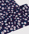 Kinder-Leggings aus einfarbiger Baumwolle mit Muster blau SOIR/ MULTICO