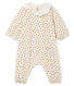 Langer Baby-Overall aus Rippstrick für Mädchen