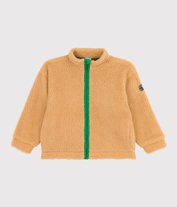 Kinderjacke aus Sherpa beige