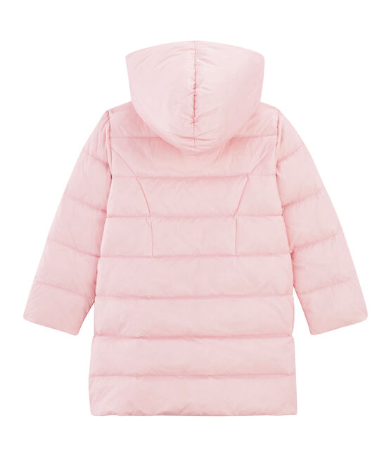 Daunenjacke mit Daunen- und Federfüllung für Mädchen rosa FLEUR CN