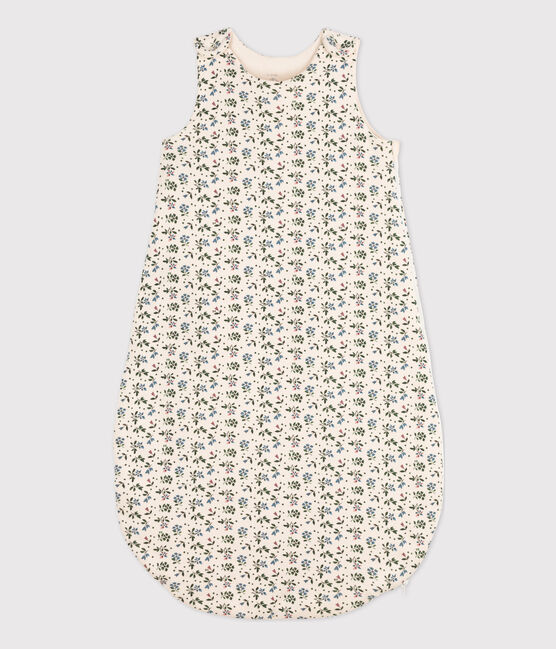 GEBLÜMTER BABY-SCHLAFSACK AUS BAUMWOLLE TOG 3 weiss AVALANCHE/ MULTICO