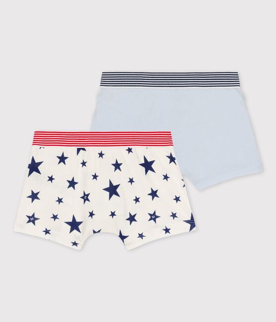 2er-Set Boxershorts aus Baumwolle mit Sternchen für Jungen variante 1