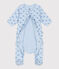 Baby-Bodyjama aus Doppeljersey mit Walen blau TOUDOU/ ALASKA