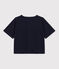 T-Shirt BOXY aus Baumwolle Damen blau SMOKING