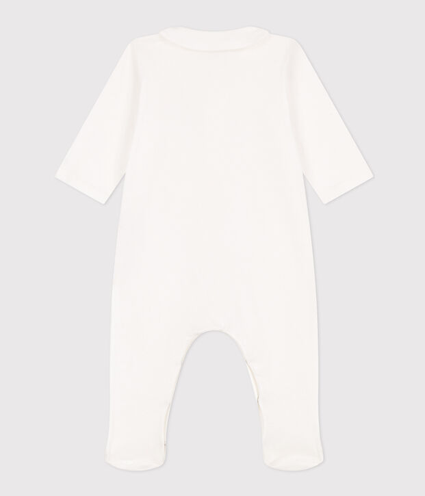 &bdquo;Petit Coeur&ldquo;-Pyjama aus Baumwolle weiss