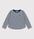 Langärmeliges Kinder-T-Shirt aus Doppeljersey für Jungen