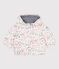 Gemusterte Baby-Winterjacke MILK/ MULTICO