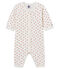 Baby Strampler aus gedoppeltem Jersey für Mädchen weiss MARSHMALLOW/rot TERKUIT