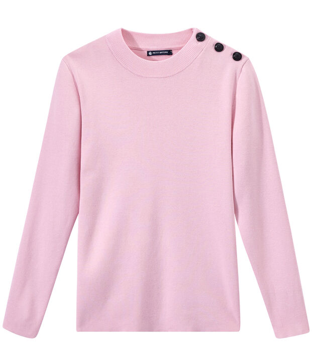 Marinepullover f&uuml;r Damen rosa