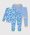 2er-Set Kinderpyjamas aus Baumwolle. variante 1