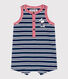 Overall Petit Bateau X Snoopy aus leichtem Jersey für Babys