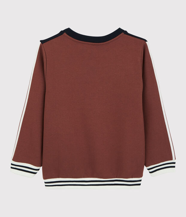 Kinder-Sweatshirt aus Molton f&uuml;r Jungen orange