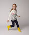 Kinder-T-Shirt aus Jersey für Mädchen/Jungen weiss MARSHMALLOW