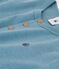 Langärmeliges Kinder-T-Shirt aus Baumwolle für Jungen blau ROVER